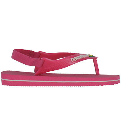 Havaianas Klipklapper - Baby Brasil Logo II - Pink Flux/White