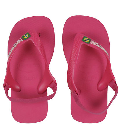 Havaianas Klipklapper - Baby Brasil Logo II - Pink Flux/White