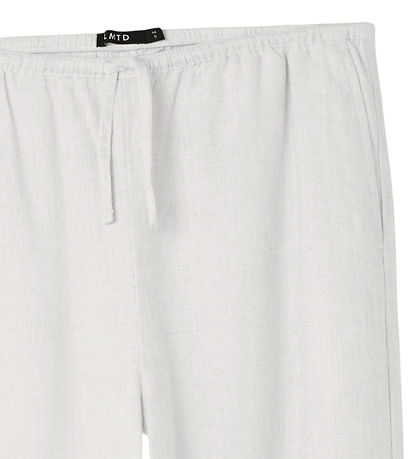 LMTD Trousers - Noos - NlfFinen - White Alyssum