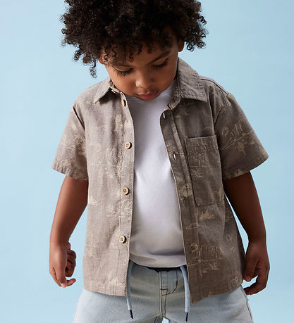 Name It Skjorte - Nmmhestern - Walnut