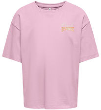 Kids Only T-shirt - KogHelen- Roseate Spoonbill/Orange Kids Only T-shirt - KogHelen- Roseate Spoonbill/Orange