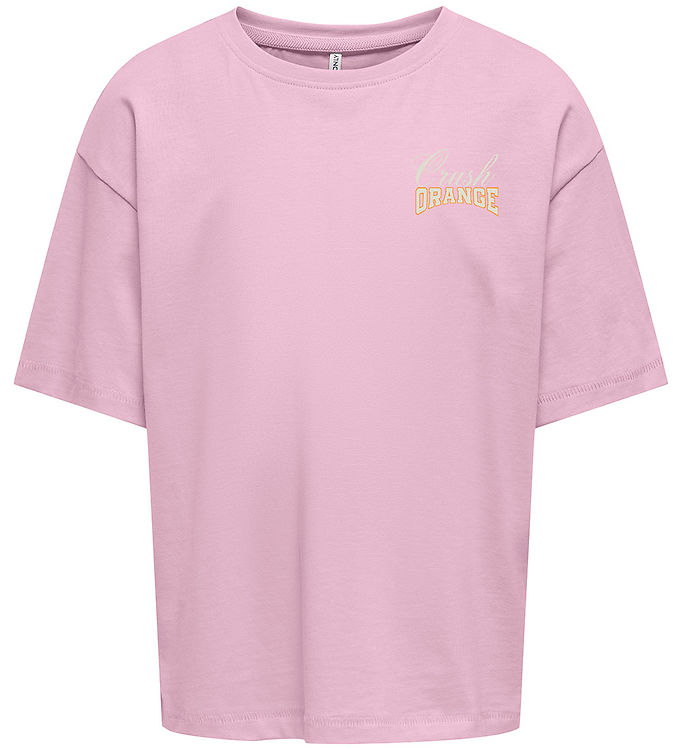 Kids Only T-shirt - KogHelen- Roseate Spoonbill/Orange