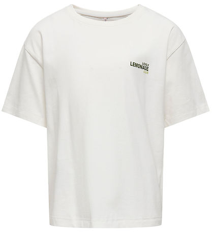 Kids Only T-shirt - KogHelen- Cloud Dancer/Lemonade