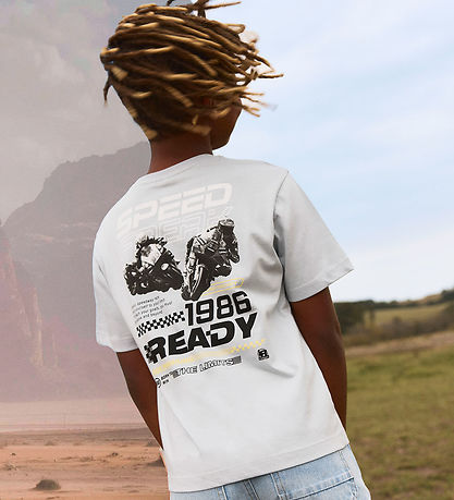 Name It T-shirt - NkmHold - Pearl Blue Name It T-shirt - NkmHold - Pearl Blue