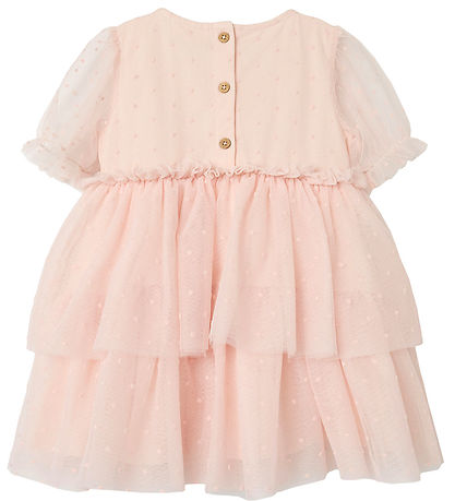 Lil' Atelier Kjole - NmfFrilla - Tyl - Peach Blush