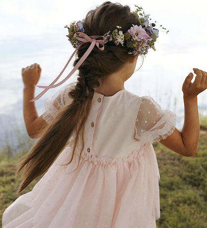 Lil' Atelier Kjole - NmfFrilla - Tyl - Peach Blush Lil' Atelier Kjole - NmfFrilla - Tyl - Peach Blush