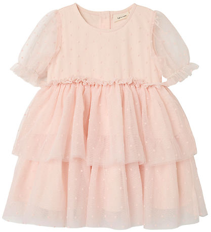 Lil' Atelier Kjole - NmfFrilla - Tyl - Peach Blush Lil' Atelier Kjole - NmfFrilla - Tyl - Peach Blush