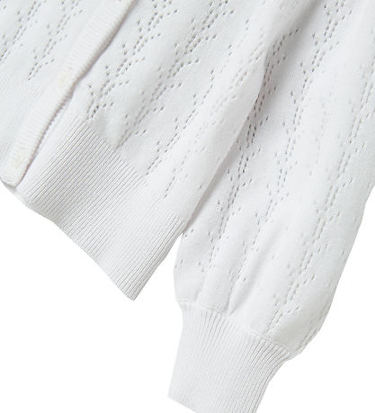 Name It Cardigan - Strik - NmfHannah - Bright White