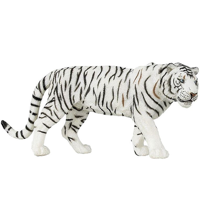 Papo Hvid Tiger - H: 6,8 cm