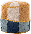 Bloomingville Puf - 40x35 cm - Kio - Blå Bloomingville Puf - 40x35 cm - Kio - Blå
