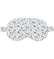 Studio Feder Sovemaske - Selma - Bleuet