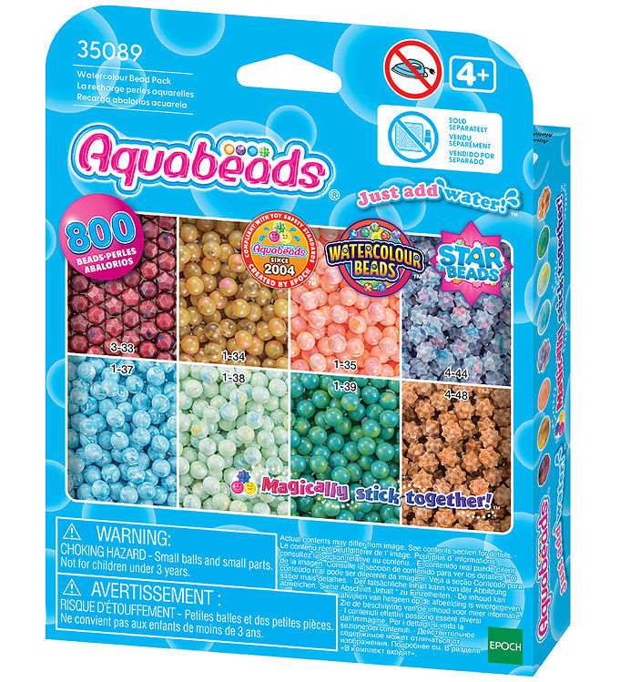 Aquabeads Perler - 800 stk. - Watercolour