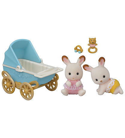 Sylvanian Families - Chocolate Rabbit Twins - 5432