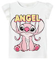 Name It T-shirt - NmfAsbiri - Stitch - Bright White