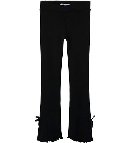 Name It Leggings - Rib - NfkTimba - Sort