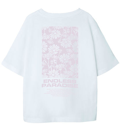 Name It T-shirt - NkfDagmar - Bright White/Endless Paradise Name It T-shirt - NkfDagmar - Bright White/Endless Paradise