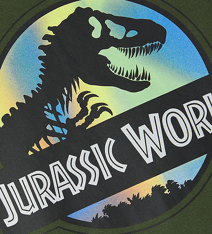 Name It T-shirt - NkmPjens Jurassic - Rifle Green