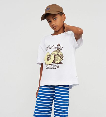 Mads Nørgaard T-shirt - Dry Single Tristi - Snow White m. Print Mads Nørgaard T-shirt - Dry Single Tristi - Snow White m. Print