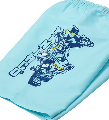 LEGO® Ninjago Badeshorts - LwAgan 306 - UV40+ - Mint m. Print