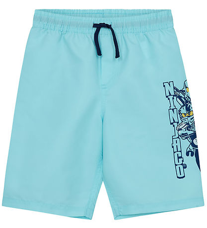 LEGO® Ninjago Badeshorts - LwAgan 306 - UV40+ - Mint m. Print