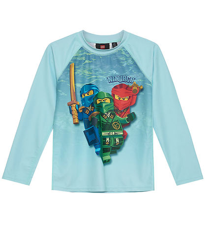 LEGO® Ninjago Badebluse - LwAgan 300 - UV40+ - Mint m. Print