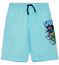 LEGO® Ninjago Badeshorts - LwAgan 302 - UV40+ - Mint m. Print LEGO® Ninjago Badeshorts - LwAgan 302 - UV40+ - Mint m. Print