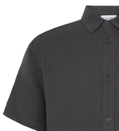 Grunt Skjorte - Musselin - GrOla - Grå Grunt Skjorte - Musselin - GrOla - Grå