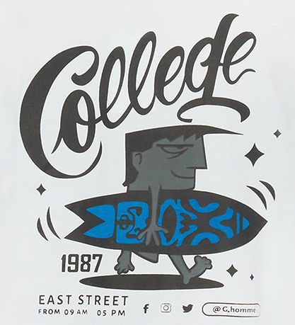 Grunt T-shirt - GrArun - Hvid