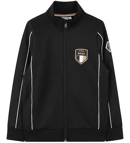 BOSS Cardigan - Team Boss - Sort m. Rosa BOSS Cardigan - Team Boss - Sort m. Rosa