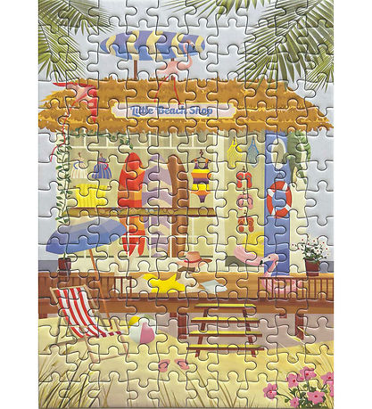 Vissevasse Puslespil - 15x21 cm - 150 Brikker - Little Beach Sho