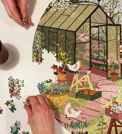 Vissevasse Puslespil - 1000 Brikker - 65x65 cm - Spring Feeling