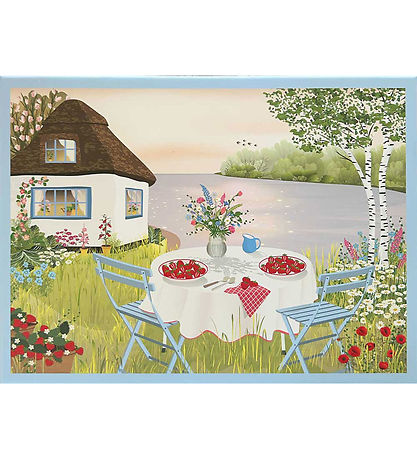 Vissevasse Puslespil - 1000 Brikker - 63x45 cm - Sweet Strawberr Vissevasse Puslespil - 1000 Brikker - 63x45 cm - Sweet Strawberr