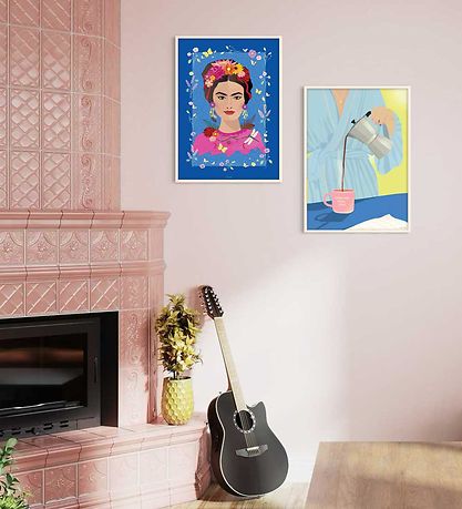 Vissevasse Plakat - 30x40 - Frida Kahlo Vissevasse Plakat - 30x40 - Frida Kahlo