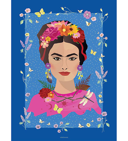 Vissevasse Plakat - 30x40 - Frida Kahlo
