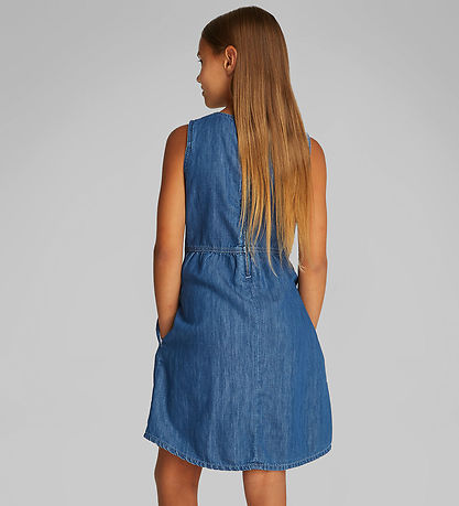Calvin Klein Kjole - Denim - Mid Serenity Blue