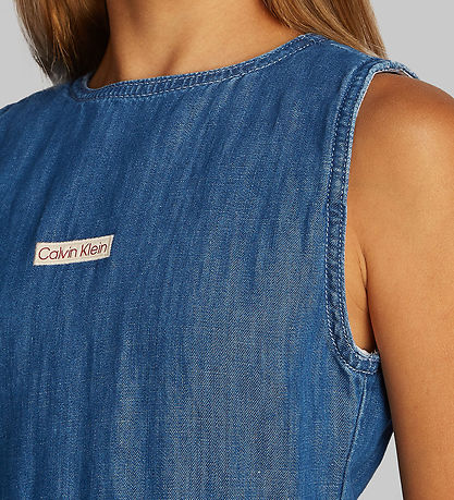 Calvin Klein Kjole - Denim - Mid Serenity Blue Calvin Klein Kjole - Denim - Mid Serenity Blue