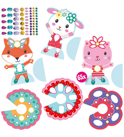 SES Creative Diamantmosaik - Dansende Dyr