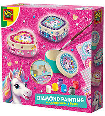 SES Creative Diamantmosaik - Smykkeskrin med Enhjørning