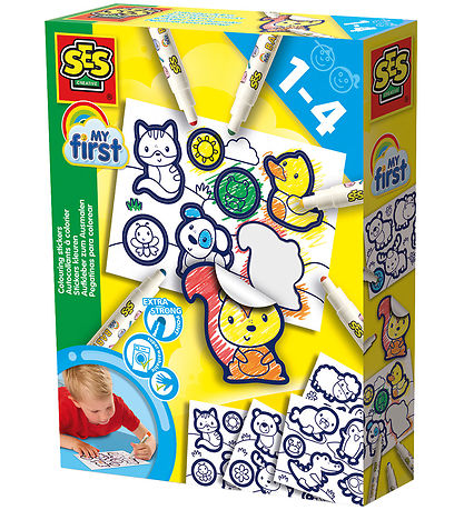 SES Creative - Min Første - Farvelæg Klistermærker SES Creative - Min Første - Farvelæg Klistermærker