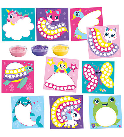 SES Creative Fingermaling - Min Første - Fantasi figurer