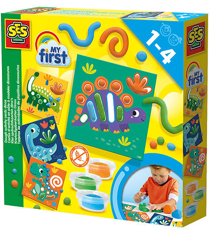 SES Creative - Min Første - Modellervoks - Dinosaurer SES Creative - Min Første - Modellervoks - Dinosaurer