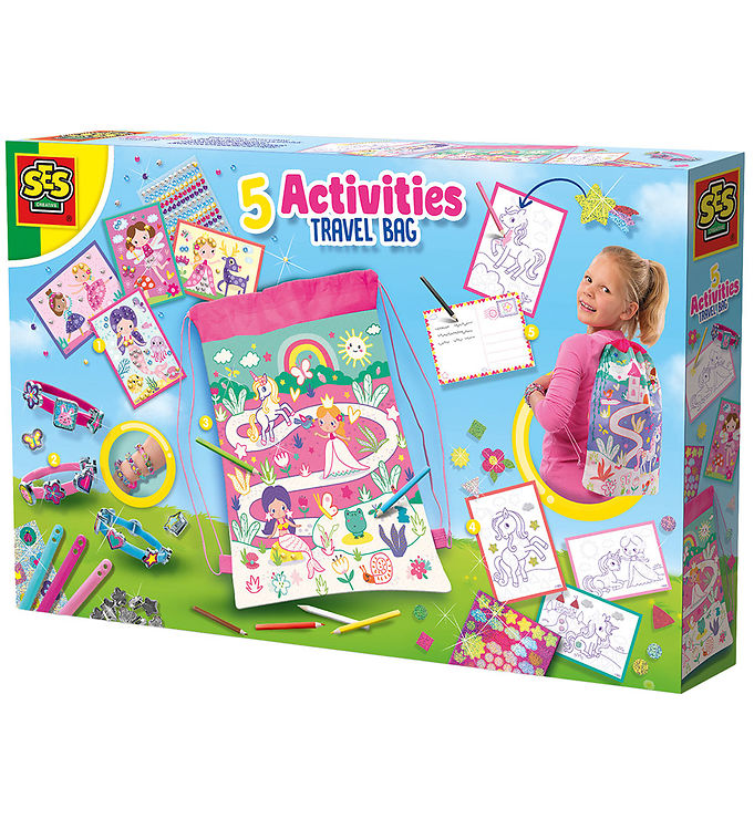 SES Creative - Rejseaktiviteter i Rygsæk - 5 Aktiviteter