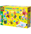 SES Creative - Fingermaling Megasæt  - 6x110ml