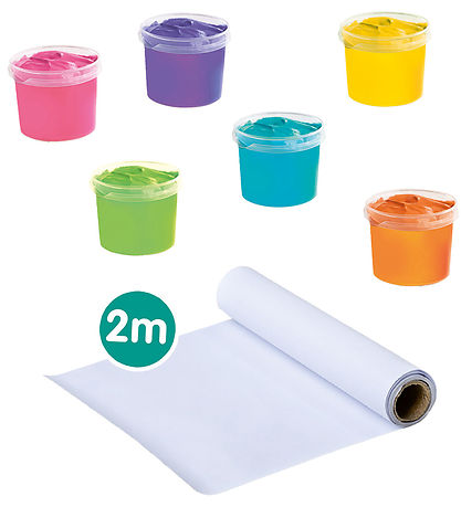 SES Creative - Fingermaling Megasæt  - 6x110ml