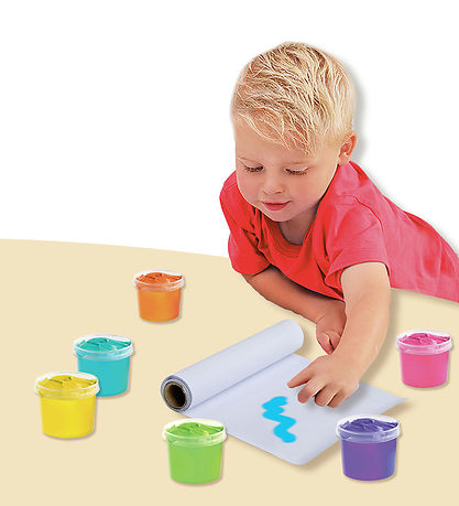 SES Creative - Fingermaling Megasæt  - 6x110ml