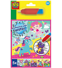 SES Creative - Fantasi Malebog - Farv med Vand