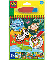 SES Creative - Safari Malebog - Farv med Vand SES Creative - Safari Malebog - Farv med Vand