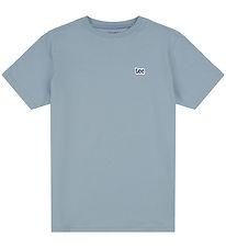 Lee T-shirt - Badge - Faded Denim Lee T-shirt - Badge - Faded Denim