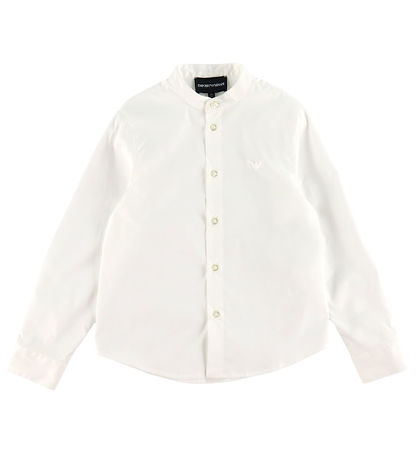 Emporio Armani Sæt - Skjorte/Shorts - Hvid/Dark Navy Emporio Armani Sæt - Skjorte/Shorts - Hvid/Dark Navy