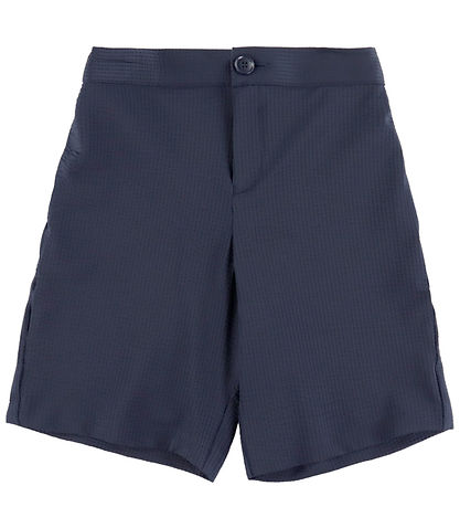 Emporio Armani Sæt - Skjorte/Shorts - Hvid/Dark Navy Emporio Armani Sæt - Skjorte/Shorts - Hvid/Dark Navy